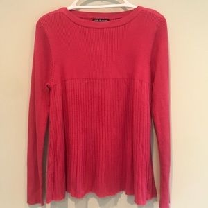 Cable & Gauge Ribbed Long Sleeve Top. Size L